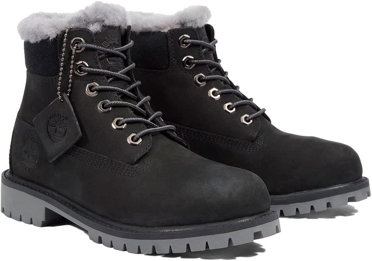 Amazon.com | Timberland - Premium 6 IN WP Shearling Boot JR